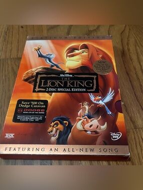 New sealed DVD The Lion King 2 Disc Special Platinum Edition Walt Disney